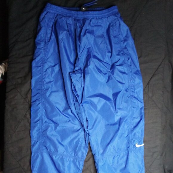 Vintage Nike Team Mesh Lined Wind Pants Joggers Trainers - Picture 2 of 7